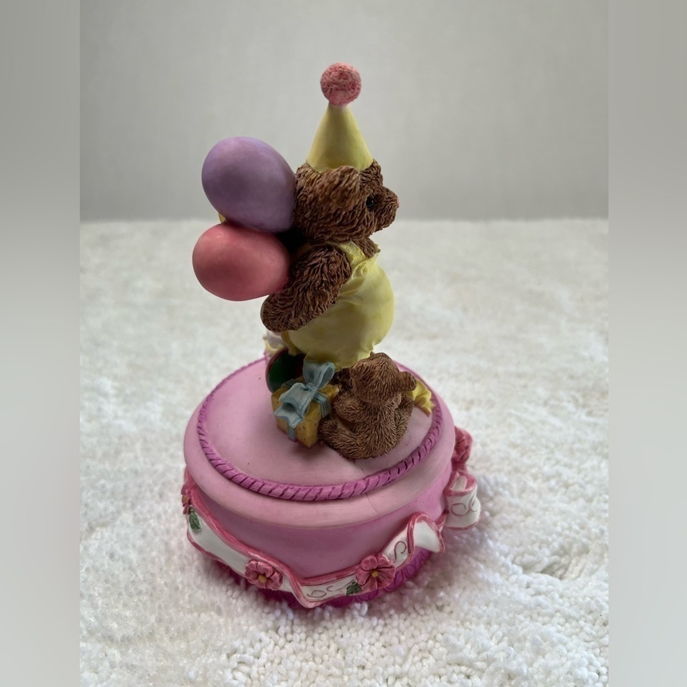 Heritage House Limited Edition Playful Teddy Bears-Birthday Surprise - Picture 5 of 7